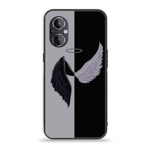 OnePlus Nord N20 5G- Angel Wings 2.0 Design 5 - Premium Metal Printed soft Bumper Shock Proof Case CS-19955