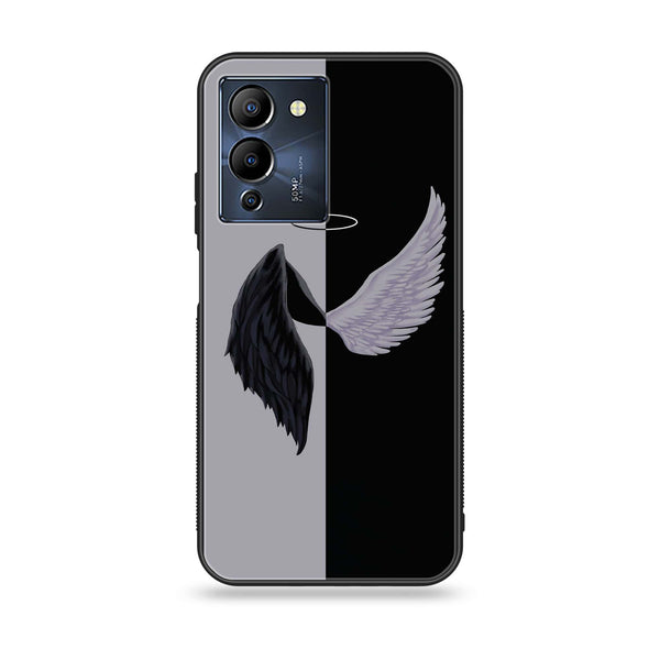 Infinix Note 12 G96 Angel Wings 2.0 Design 5 Premium Printed Glass soft Bumper shock Proof Case CS-26551