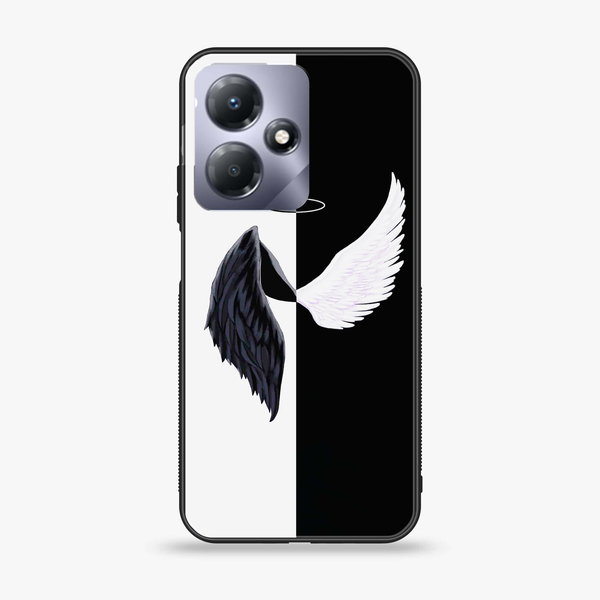 Infinix Hot 30 - Angel Wings 2.0 Design 5- Premium Metal Printed soft Bumper Shock Proof Case  CS-35102