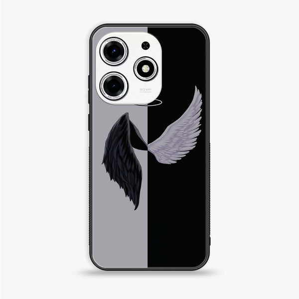 Tecno Spark 10 Pro - Angel Wings 2.0 Design 5- Premium Printed Glass soft Bumper shock Proof Case CS-13164 CS-42759