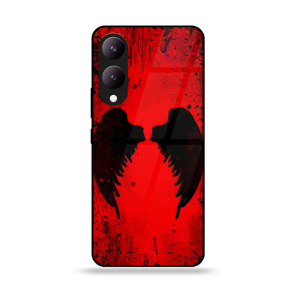 Vivo Y17S - Angel Wings 2.0 Design 3 - Premium Printed Glass soft Bumper shock Proof Case CS-18640