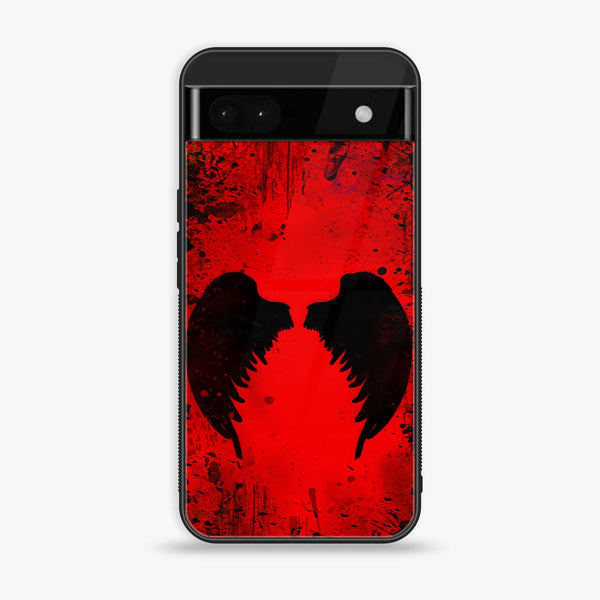 Google Pixel 6A - Angel Wings 2.0 Design 3- Premium Printed Glass soft Bumper shock Proof Case CS-11471