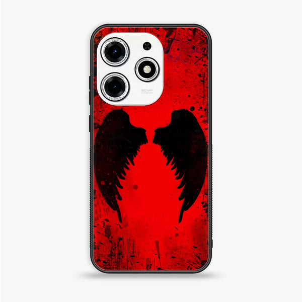 Tecno Spark 10 Pro - Angel Wings 2.0 Design 3 - Premium Printed Glass soft Bumper shock Proof Case CS-23212