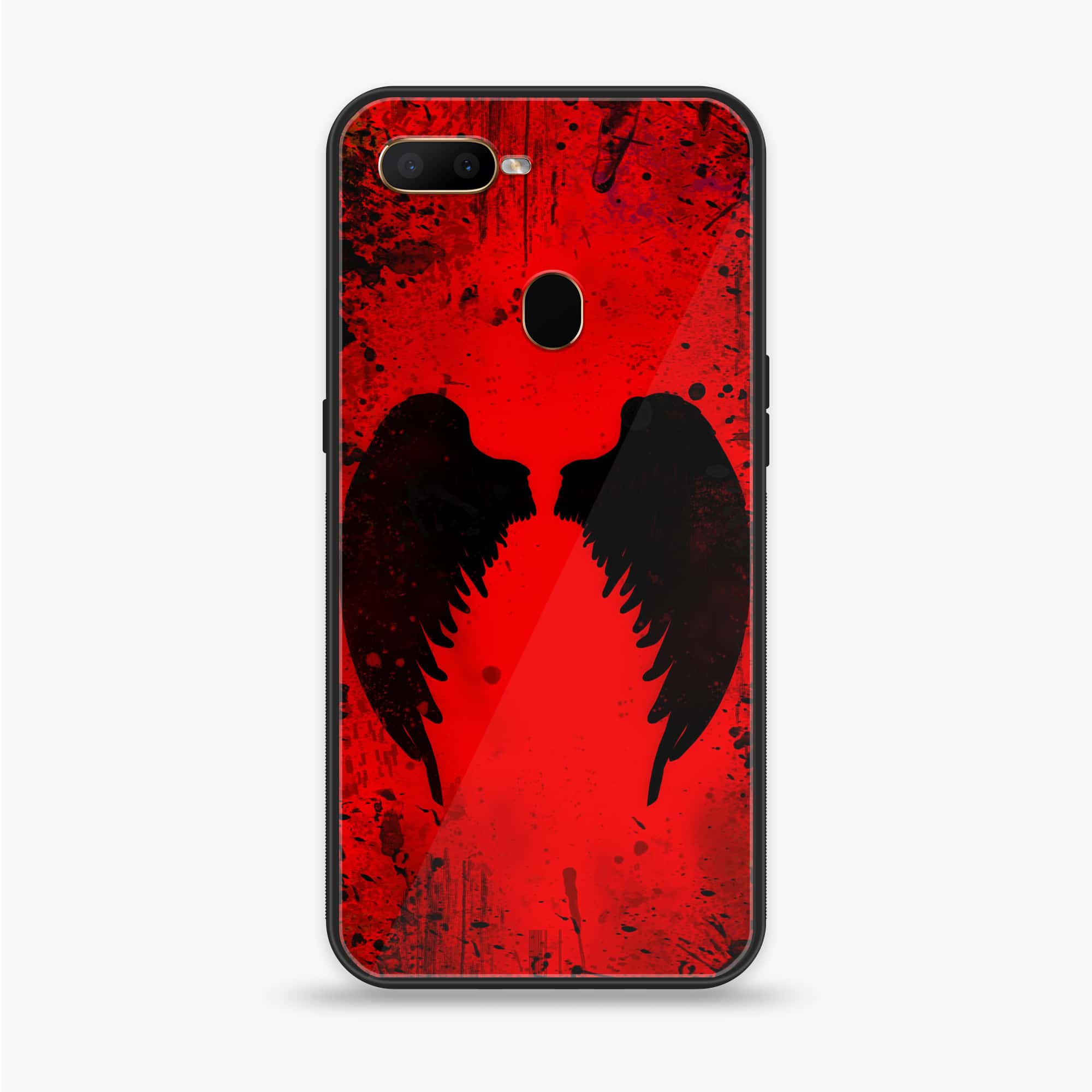 Oppo A12  - Angel Wings 2.0 Series - Premium Printed soft Bumper shock Proof Case