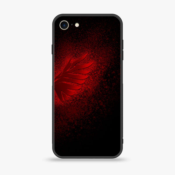 iPhone 7 / 8 - Angel wings 2.0 Design 2 - Premium Printed Glass soft Bumper shock Proof Case CS-18206