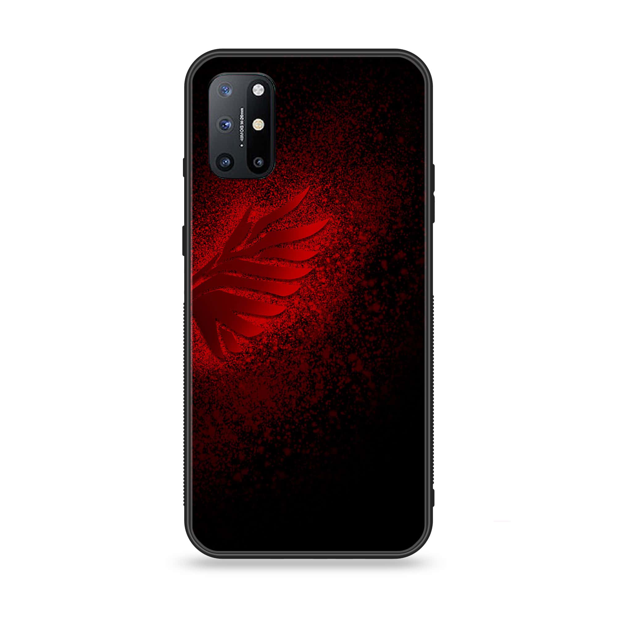OnePlus 8T - Angel Wings 2.0 Series - Premium Printed Glass soft Bumper shock Proof Case
