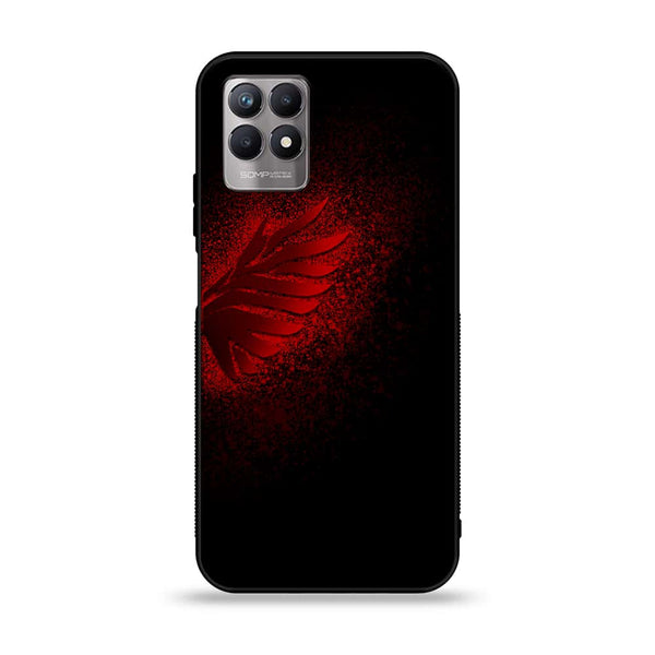 Realme Narzo 50/ 8I - Angel Wings 2.0 Design 2 - Premium Printed Glass soft Bumper shock Proof Case CS-15024