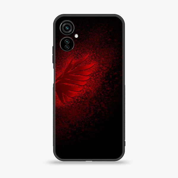 Tecno Spark 9T Angel Wings 2.0  Series Design  Premium Printed Glass soft Bumper shock Proof Case CS-18726