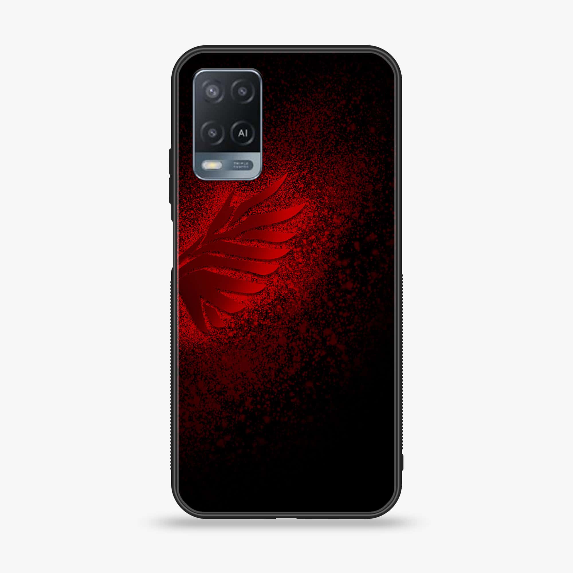 Realme Narzo 30 5G - Angel Wings 2.0 Series - Premium Printed Glass soft Bumper shock Proof Case