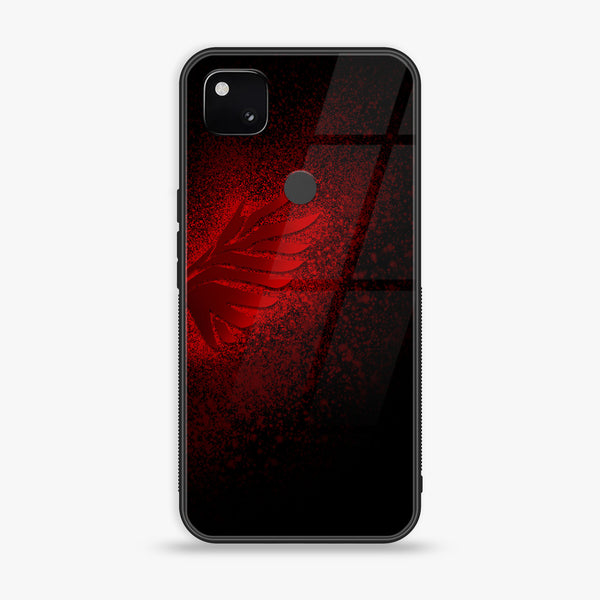 Google Pixel 4A 4G - Angel Wings 2.0  Design 2 - Premium Metal Printed soft Bumper Shock Proof Case  CS-31765