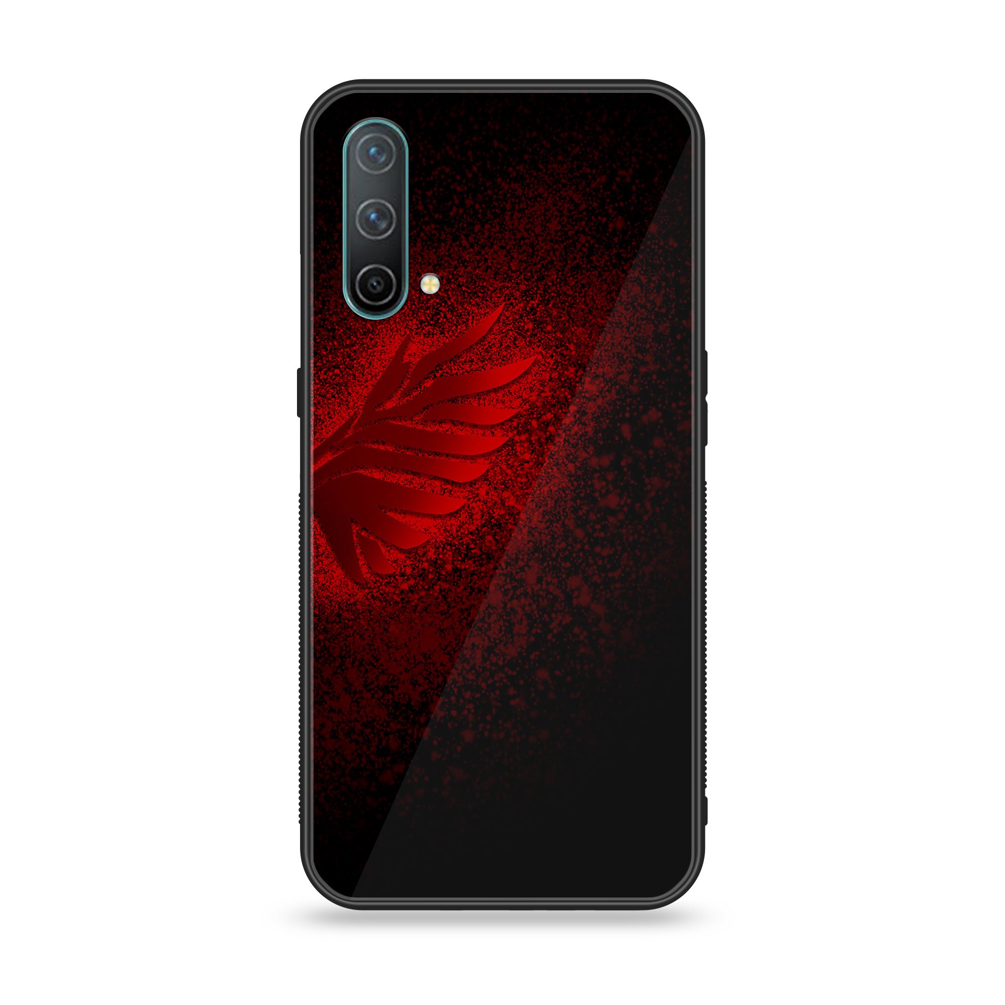 OnePlus Nord CE 5G - Angel Wings 2.0 Series - Premium Printed Glass soft Bumper shock Proof Case