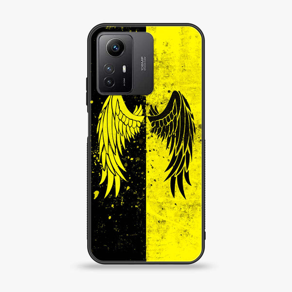 Xiaomi Redmi Note 12S - Angel Wings 2.0 Series - Premium Printed Glass soft Bumper shock Proof Case