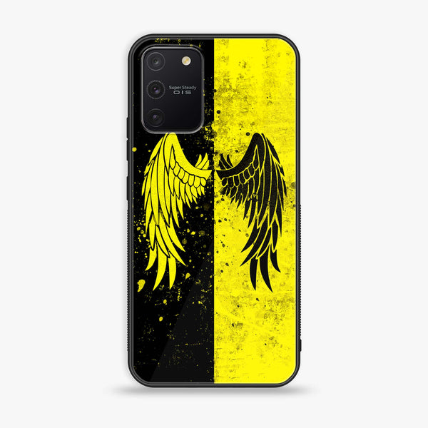 Galaxy S10 Lite - Angel Wings 2.0 Series - Premium Printed Glass soft Bumper shock Proof Case