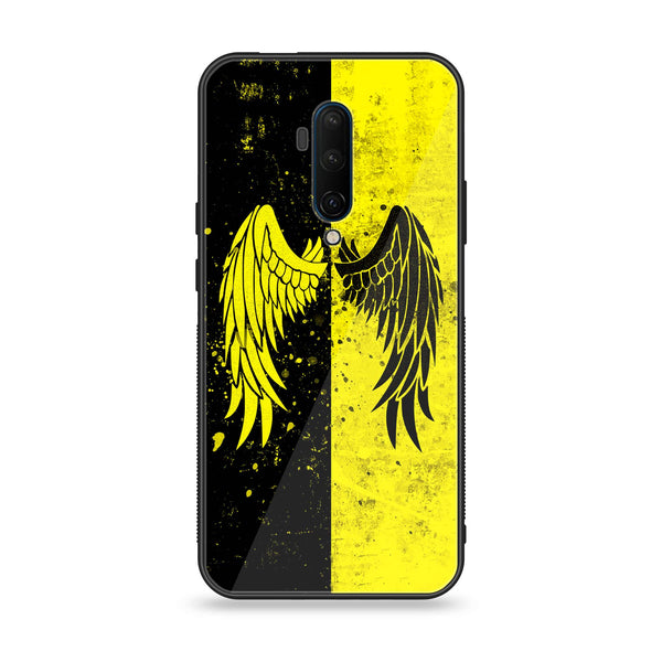OnePlus 7T Pro - Angel Wings 2.0 Design 1- Premium Metal Printed soft Bumper Shock Proof Case CS-10800