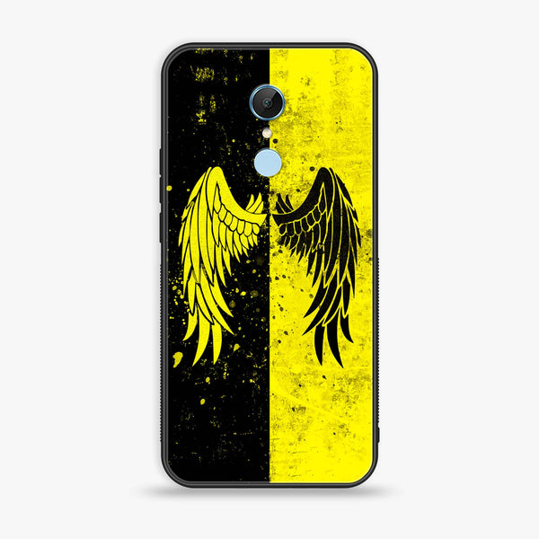 Xiaomi Redmi 5 - Angel Wings 2.0 Series - Premium Printed Glass soft Bumper shock Proof Case