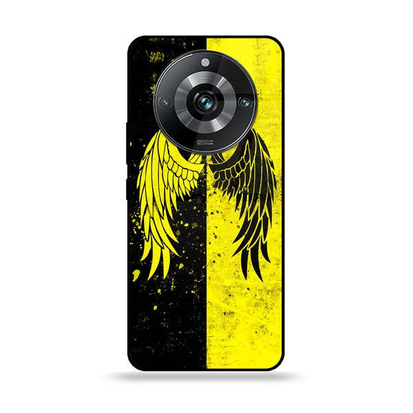 Realme 11 Pro Plus - Angel Wings 2.0 Series - Premium Printed Glass soft Bumper shock Proof Case