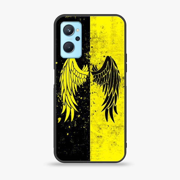 Realme 9i - Angel Wings 2.0 Series  Design 1 - Premium Printed Glass soft Bumper shock Proof Case CS-23312