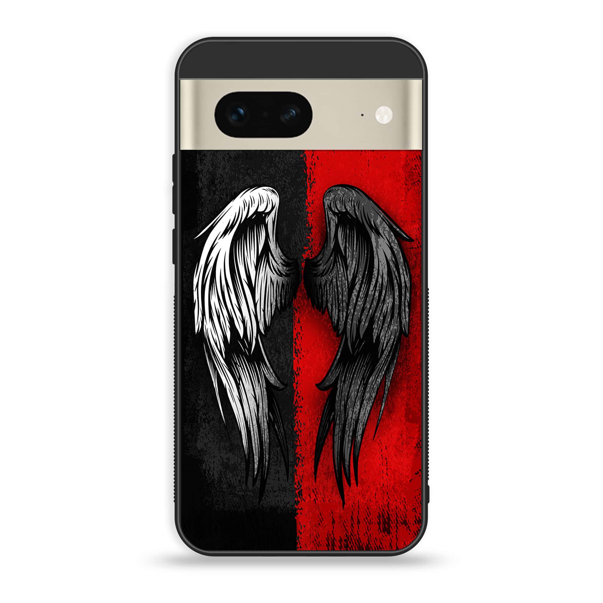 Google Pixel 7a  - Angel Wings 2.0 Series - Premium Printed soft Bumper Shock Proof Case