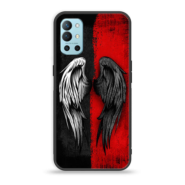 OnePlus 9R/8T - Angel Wings 2.0 Design 10 - Premium Printed Glass soft Bumper shock Proof Case CS-9627