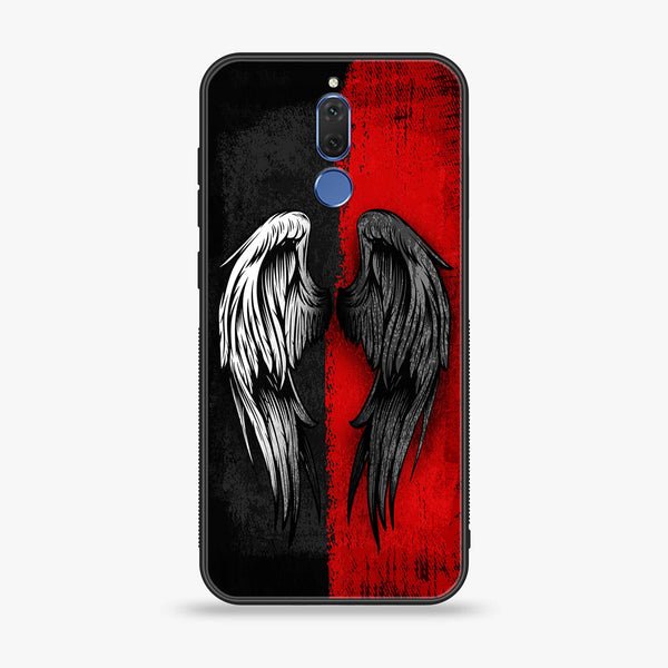 Huawei Mate 10 Lite - Angel Wings 2.0 Design 10- Premium Metal Printed soft Bumper shock Proof Case  CS-31130