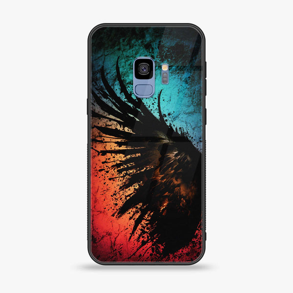 Galaxy S9 - Angel Wings 2.0 Design 9 - Premium Printed Glass soft Bumper shock Proof Case CS-19856