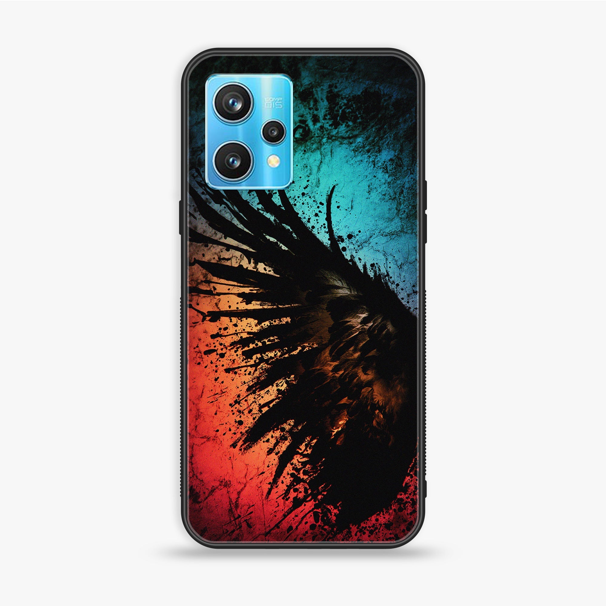 Realme 9 Pro - Angel Wings 2.0 Series - Premium Printed Glass soft Bumper shock Proof Case