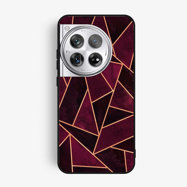 Oneplus 12 - Geometric Design 7 - Premium Metal Printed Soft Bumper Shock Proof Case