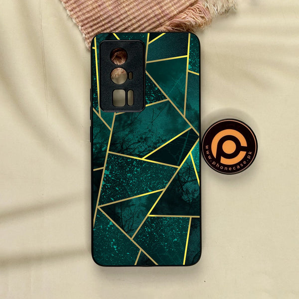 Xiaomi Redmi K60 Pro - Geometric Design 9 - Premium Metal Printed Soft Bumper Shock Proof Case