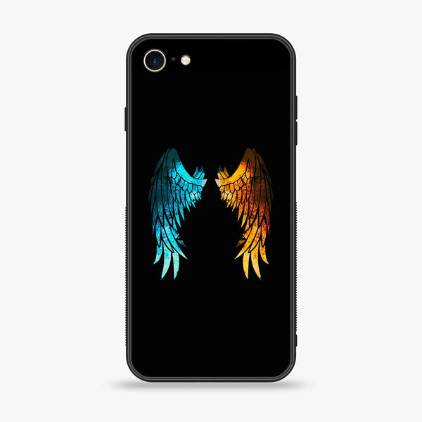 iPhone 6Plus - Angel Wings 2.0 Design 8 - Premium Printed Glass soft Bumper shock Proof Case CS-20974