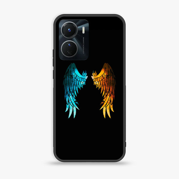 Vivo Y16 - Angel Wings 2.0 Design 8- Premium Printed Glass soft Bumper shock Proof Case CS-11490