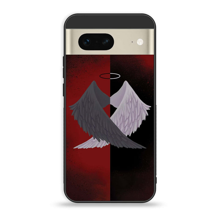 Google Pixel 7a  - Angel Wings 2.0 Design 7- Premium Printed soft Bumper Shock Proof Case CS-44894
