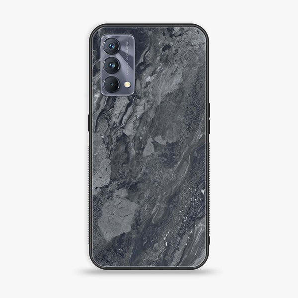 Realme GT Master Edition Black Marble V 2.0 Series Premium Printed Glass soft Bumper shock Proof Case