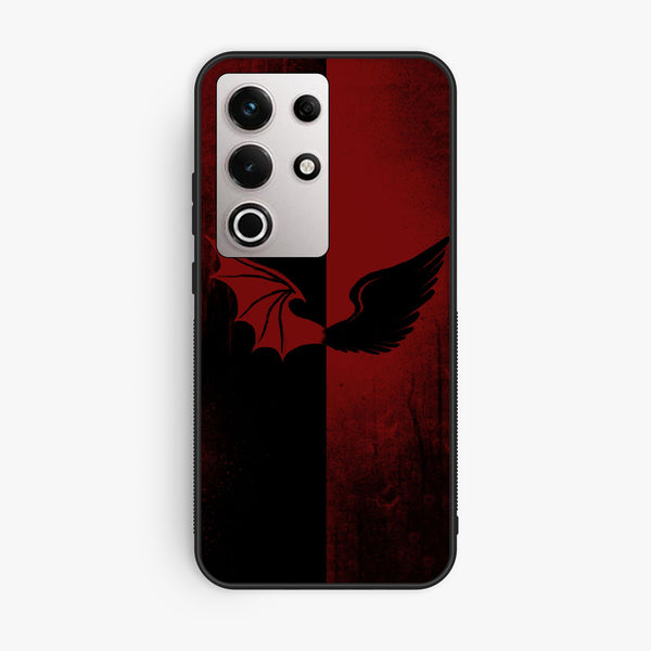 Itel S25 Ultra - Angel 2.0 Design 6 - Premium Metal Printed Soft Bumper Shock Proof Case