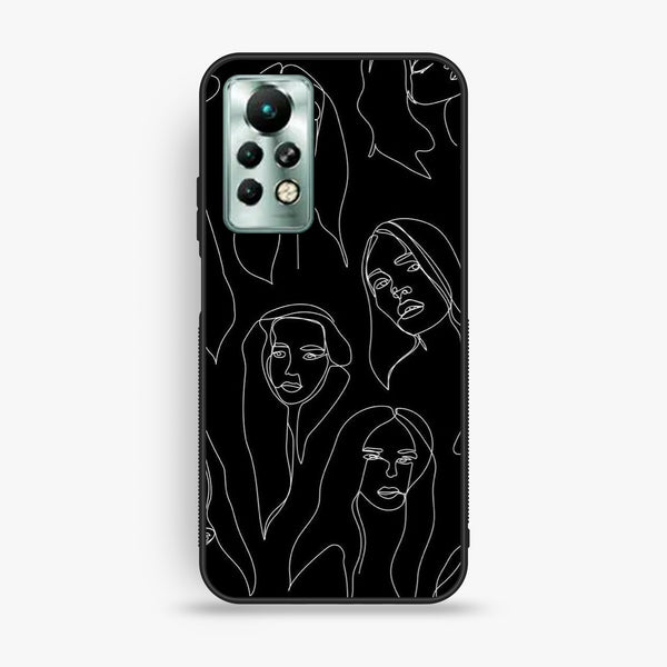 Infinix Note 11 Pro - Girls Design 8 - Premium Metal Printed Soft Bumper Shock Proof Case