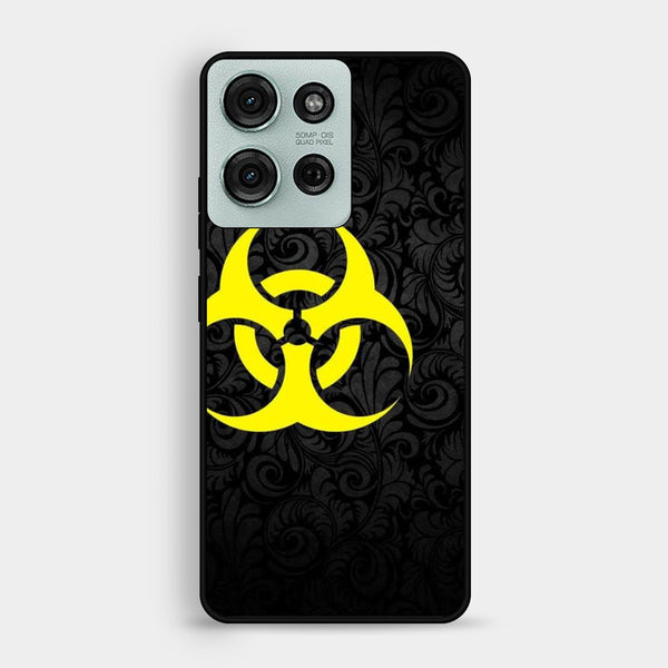 Motorola Moto G75 - Biohazard Design 10 - Premium Metal Printed Soft Bumper Shock Proof Case
