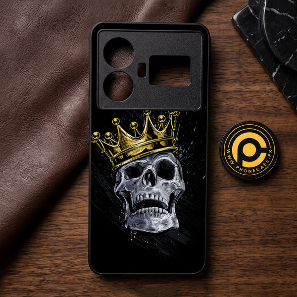 Realme GT 5 - King Design 5 - Premium Metal Printed Soft Bumper Shock Proof Case