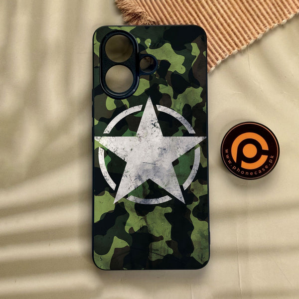 Vivo V60 Lite  - Ndcom - Premium Metal Printed Soft Bumper Shock Proof Case