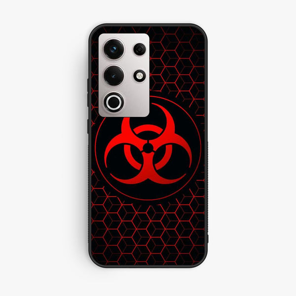 Itel S25 Ultra - Biohazard Design 8 - Premium Metal Printed Soft Bumper Shock Proof Case
