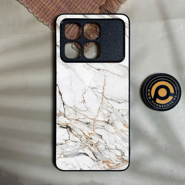 Redmi K70 Ultra - White Design 6 - Premium Metal Printed Soft Bumper Shock Proof Case