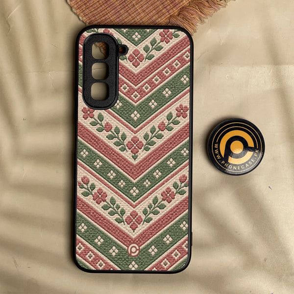 Phone Case - Classic Weave Design 17 - Premium Metal Printed Soft Bumper Shock Proof Case