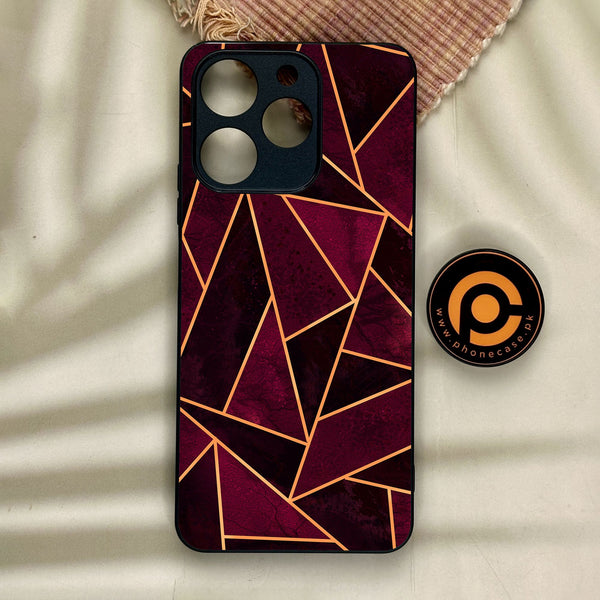 Realme Note 70 - Geometric Design 7 - Premium Metal Printed Soft Bumper Shock Proof Case