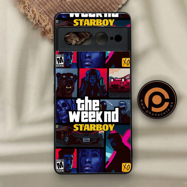 Google Pixel 7 Pro - The Weeknd Star Boy - Premium Metal Printed Soft Bumper Shock Proof Case