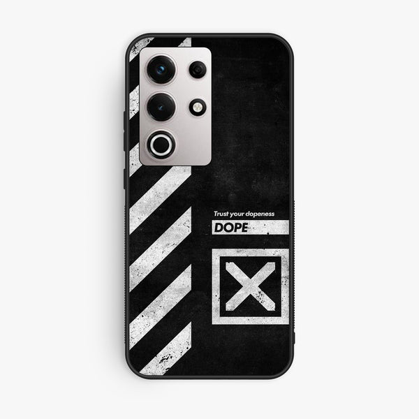 Itel S25 Ultra - Trust Your Dopeness - Premium Metal Printed Soft Bumper Shock Proof Case