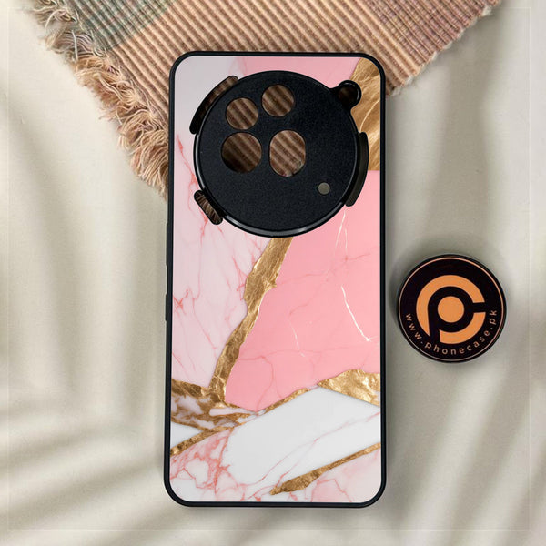 Nothing Phone 3a Pro - Pink Marble 2.0 Design 2 - Premium Metal Printed Soft Bumper Shock Proof Case