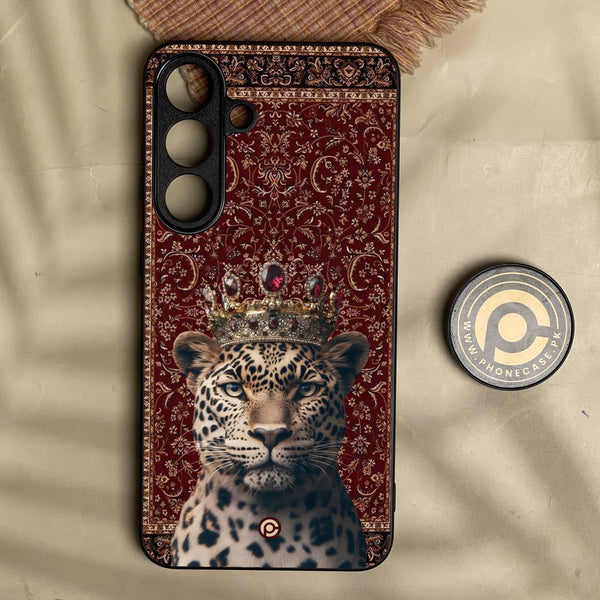 Samsung Galaxy A18 5g - Leopard - Premium Metal Printed Soft Bumper Shock Proof Case