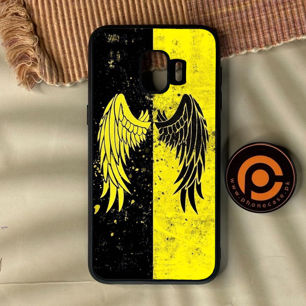 Samsung Galaxy J2 Core - Angel 2.0 Design 1 - Premium Metal Printed Soft Bumper Shock Proof Case