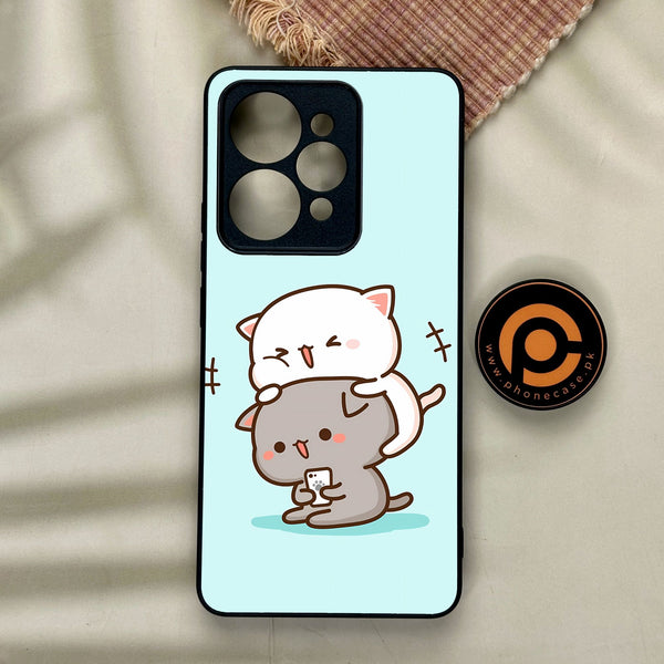 Realme 15 - Cute Bubu Dudu Design 1 - Premium Metal Printed Soft Bumper Shock Proof Case