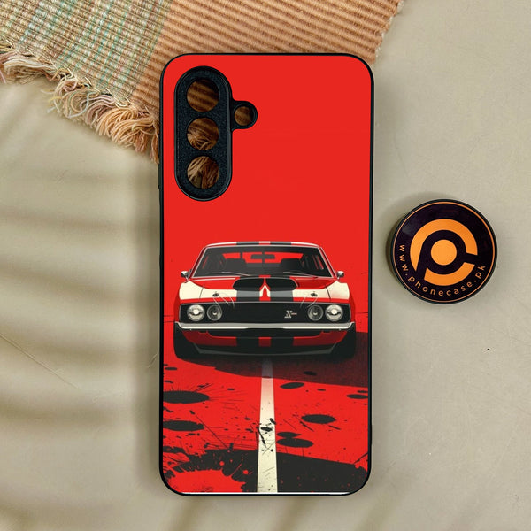 Samsung Galaxy A17 - Classic Racer Vibes - Premium Metal Printed Soft Bumper Shock Proof Case