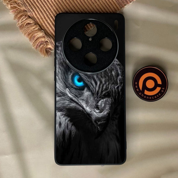 Vivo x100 Pro - Black Art Design 2 - Premium Metal Printed Soft Bumper Shock Proof Case