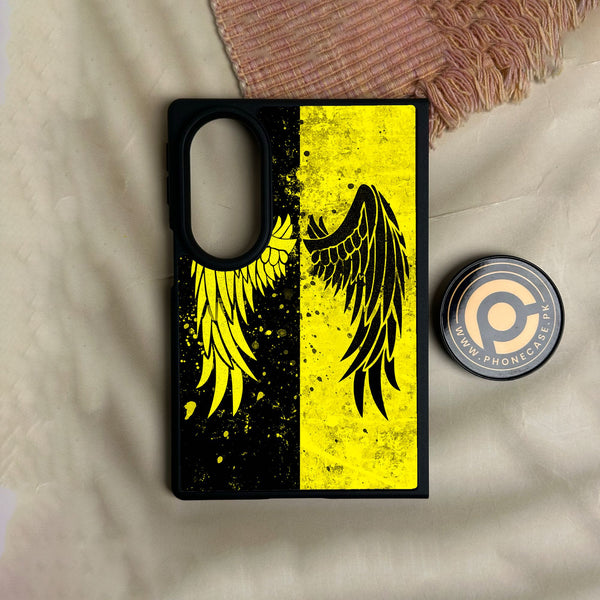 Samsung Galaxy Z Fold 8 - Angel 2.0 Design 1 - Premium Metal Printed Soft Bumper Shock Proof Case